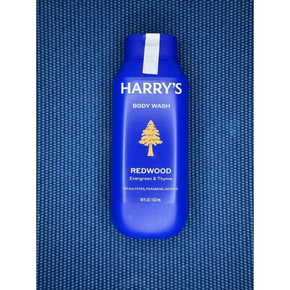 Harry's Redwood Body Wash Evergreen & Thyme 16oz New